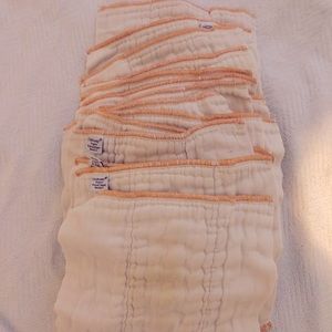 Cloth-eez Organic Diapers Newborn Pre-folds Lot of 18